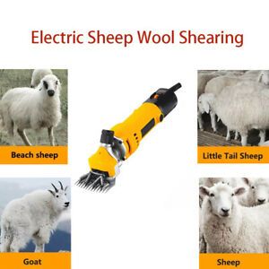 13 Teeth 6 Gears 1000W Electric Sheep Shearing Cutter Scissor Goat Wool Shaving