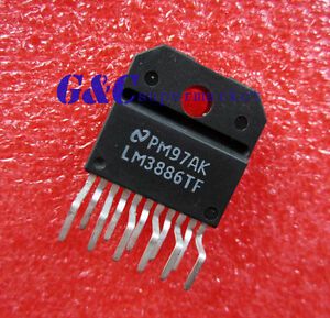 1PCS IC LM3886TF TO220-11AMP AUDIO PWR 68W AB