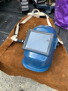 Air Liquide Welding Helmet With Leather Welding Vest