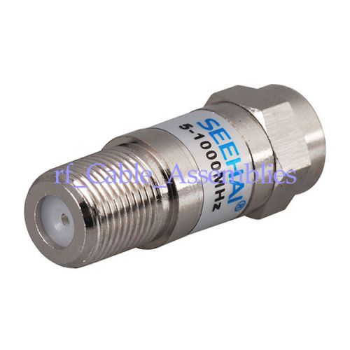 5 db attenuator f connectors in-line catv tv, f male / female for sale