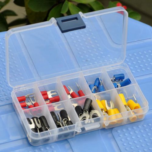 10 types spade crimp wire connector assortment kit, fork terminal.  sku118001 for sale