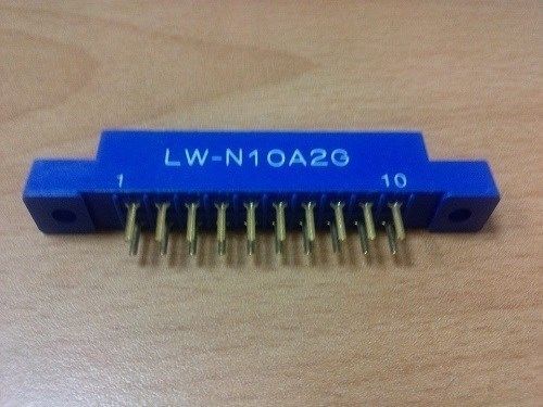 Lw-n10a2g card edge connector  10px2 pitch=3.96mm solt socket pcb q&#039;ty:10pcs/lot for sale