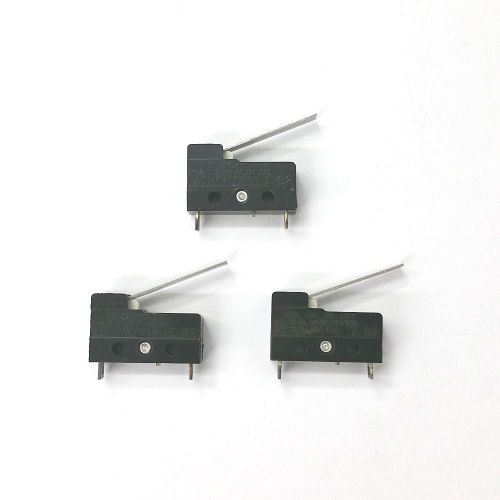 Lot of 3 new cherry e62hm-50h type spst-n/c on-off snap action lever switch for sale