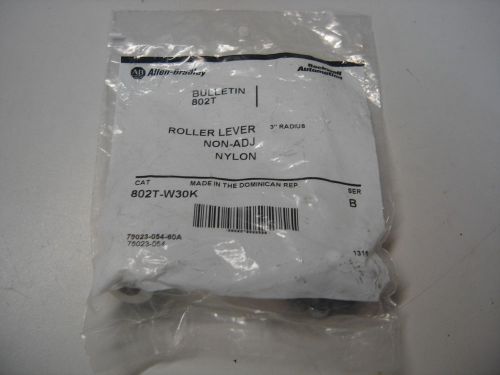 ALLEN BRADLEY 802T-W30K NYLON ROLLER LEVER ARM 3&#034; RADIUS NON-ADJ SERIES B NIB