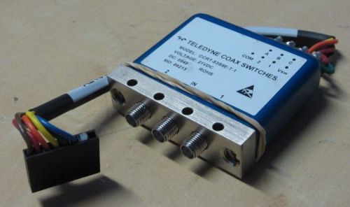 Teledyne CCRT-53S9E-T-1 Coax Switch 21VDC #174