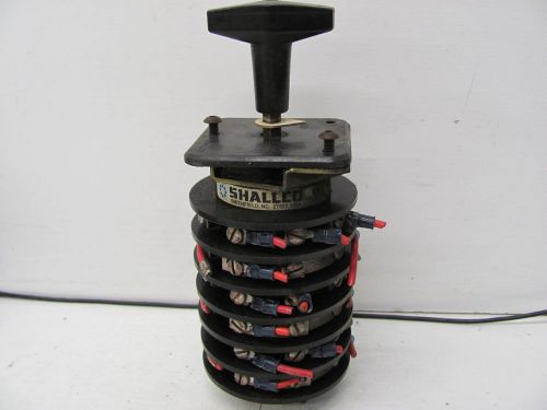 SHALLCO ROTARY SWITCH SER. 263 POLE 1-25A 100-600VAC 13466 9938 USED