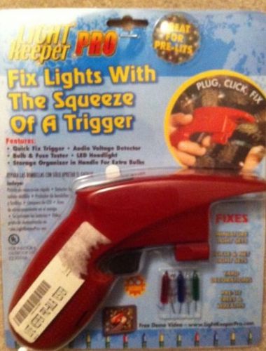 NEW~Light Keeper Pro~Repair Kit~Christmas Tree Lights~PLUG~CLICK~FIX~GREAT GIFT