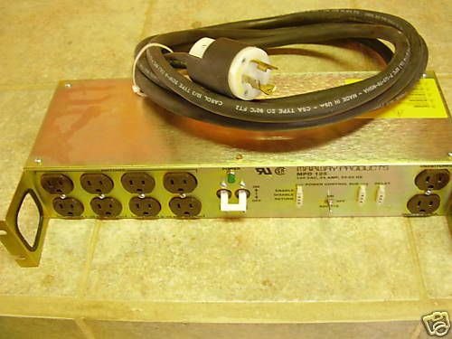 Marway products mpd125 single phase power distribution unit 120vac 24amp 50-60hz for sale