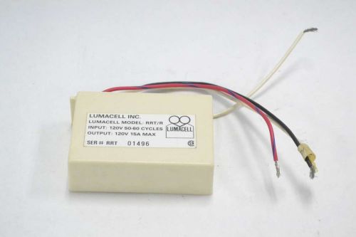 LUMACELL RRT/R BATTERY UNIT REMOTE TEST RECEIVER 120V-AC 15A AMP B355693