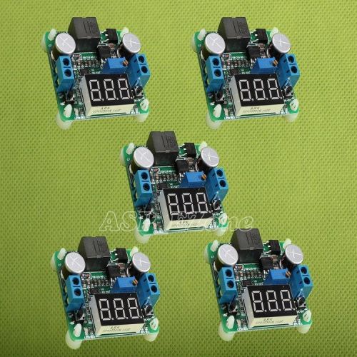 10PCS DC-DC Adjustable Buck Boost Voltage Converter Voltmeter Display 5-25V