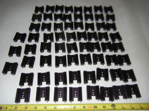 64 pcs Black Aluminum Heatsink For TO-3, TO-220 1.5&#034; High X 1.375&#034; Wide X 1/2&#034;