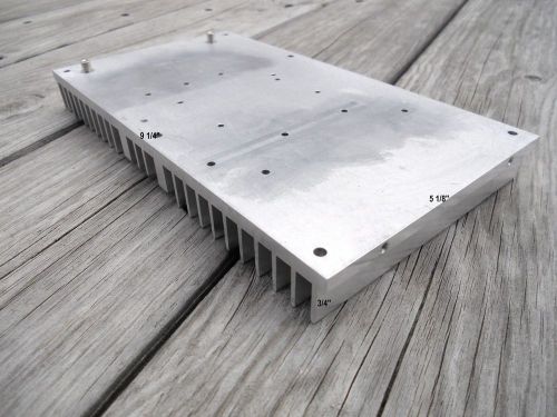 Aluminum Heat Sink 9 1/4&#034; X 5 1/8&#034; X 3/4&#034;