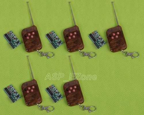 5pcs ic2262/2272 4 channel 4 key  wireless remote control kits for sale