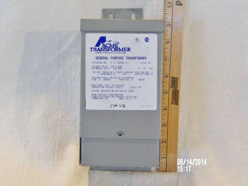 Acme General Purpose Transformer. Catalog # T 2 53008 S