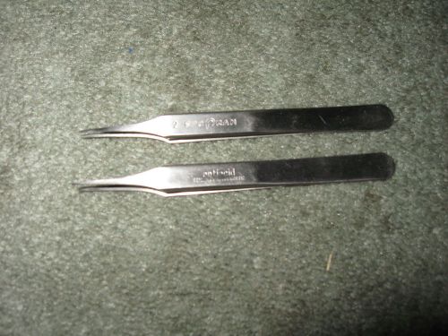 2 Spc Ram #2 Anti Mag./ Anti Acid Tweezers Assy. Pwb, Pcb Lab.Nice