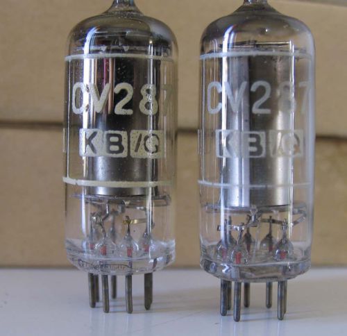 2 NOS MULLARD  CV287  QS150/15 TUBES CV2225