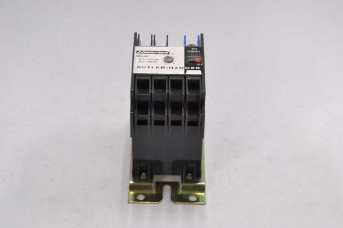 CUTLER HAMMER D40RB TYPE R POWEREED 24/28V-DC RELAY 120/240V-AC 10/15A B335334