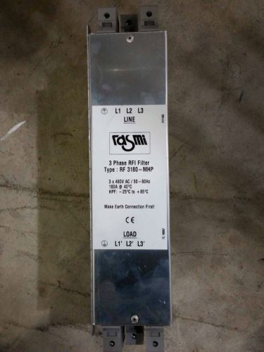 Rasmi 3 phase rfi filter 3x408  180amp for sale