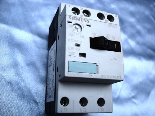 Siemens 3RV1011-OEA15 Motor Starter 0.28 - 0.4 A range