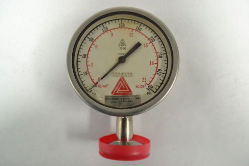 ANDERSON TYPE-S 37-00 LIQUID 0-21KG/CM2 PRESSURE 300PSI 5-1/4 IN GAUGE B286131