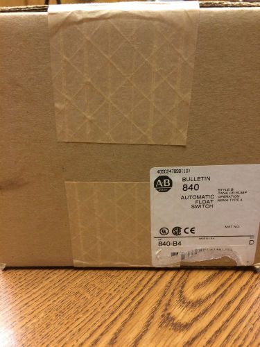 Allen-Bradley 840-B4 Style B Automatic Float Switch Nema Type 4