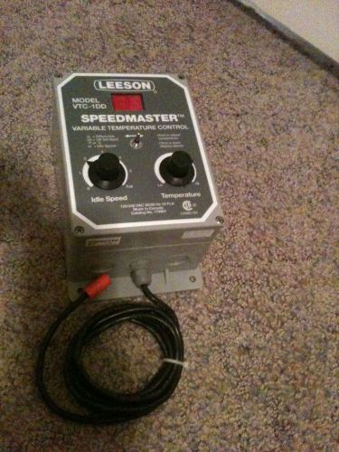 Leeson speedmaster variable temperature control vtc-1d for sale