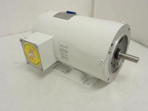 144908 New-No Box, Leeson C6T34VK6H AC Motor, 2HP 3PH 208-230/460V, 3450RPM