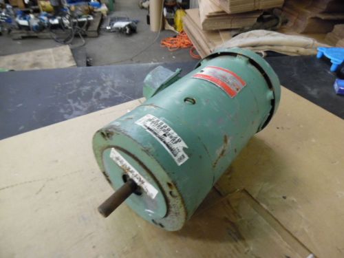 GE 5BCD56NC109 DC 1/2 HP MOTOR, RPM 1725, V: 90A/100F, FR 56, USED