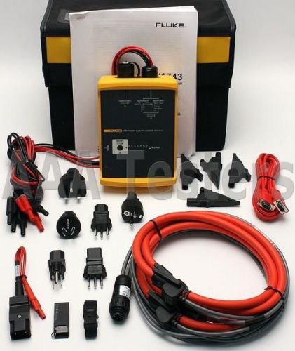 Fluke 1743 Three Phase Power Quality Logger Memobox Analyzer Fluke-1743