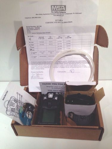 New!  MSA Altair 4X multigas detector,  Pentane, O2, CO, H2S, free shipping!