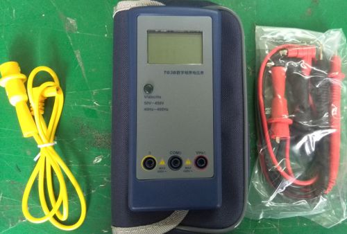 Digital Three Phase Sequence A B C Voltage 50V-450V Freq. 20-400Hz Meter Tester