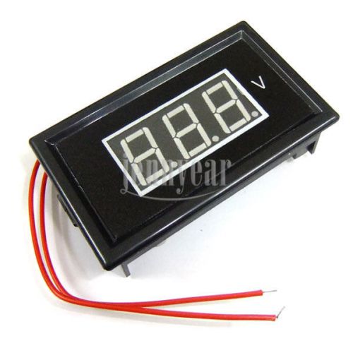 Digital Voltmeter AC 75V to 300V Green LED Voltage Panel Meter 110VAC 220V