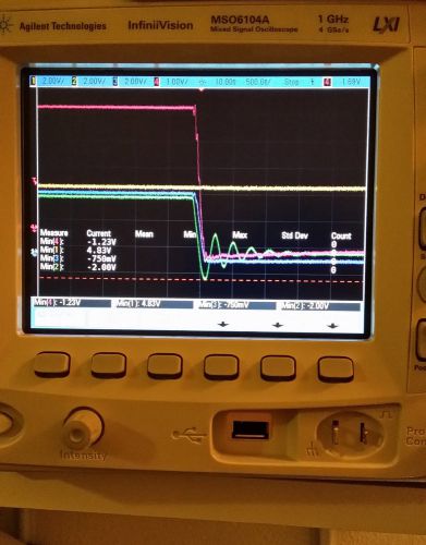 Agilent mso6104a mixed signal oscilloscope 1 ghz 4 ch 16 digital + options ! for sale