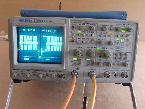 Tektronix 2465b oscilloscope 400mhz 4 chan, calibrated for sale