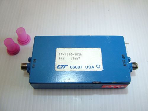 RF WIDEBAND POWER AMPLIFIER 5GHz - 17.5GHz 30dbm ( 1 WATT ) CTT APM/180-3036