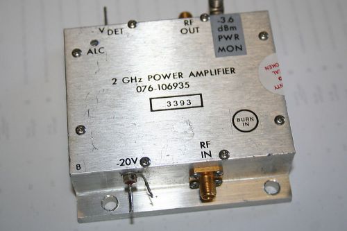 HARRIS, 2 GHZ POWER AMPLIFIER, 076-106935, VERY NICE