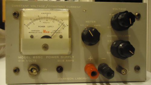 Harrison labs constant dc power supply 855c 0-18v tested and works for sale