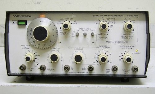 Wavetek 148A-001 AM/FM/PM generator, NIST-calibrated