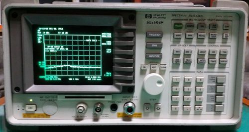 Agilent HP  8595E  RF Spectrum Analyzer  9KHz-6.5GHz  Option 004/041/101/130