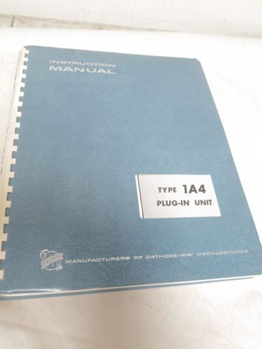 TEKTRONIX TYPE 1A4 PLUG-IN UNIT INSTRUCTION MANUAL