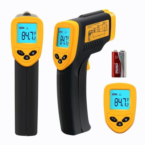 Digital Infrared Thermometer Laser Grip &amp; Sight Temperature Gun, Battery Pointer