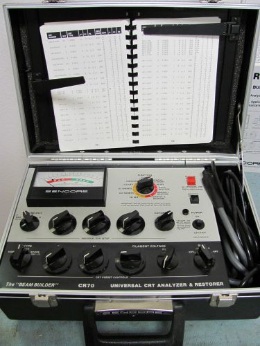 SENCORE CR70 UNIVERSAL CRT ANALYZER &amp; RESTORER THE &#034;BEAM BUILDER&#034;