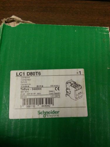 LC1D80T6 Schneider Electric Telemecanique Contactor