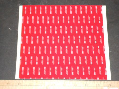 3M 5952 VHB  DOUBLE STICK MOUNTING SHEETS 8&#034; X 8&#034;  1SHEET  BLACK GO PRO MOUNT