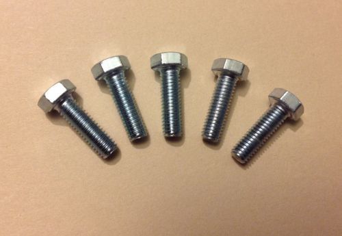 M5 - 0.8 x 16mm - zinc hex head cap screw / bolt - din 933 class 8.8 - 5 pieces for sale
