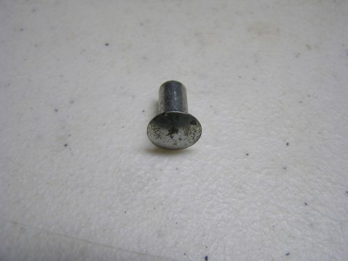 100 Pcs Oval Head Semi-Tubular Rivets 1/4&#034; Diameter X 1/2&#034;  Length Steel 1127