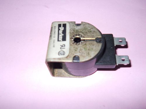 Parker solenoid coil valve 24 volts 8.5 watts 3/8&#034; inside diameter guaranteed