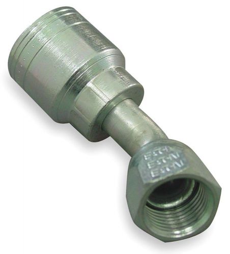 EATON AEROQUIP 1AA12FJA12 TTC Female JIC/SAE 37 Deg Swivel 45 Deg Elbow Fitting