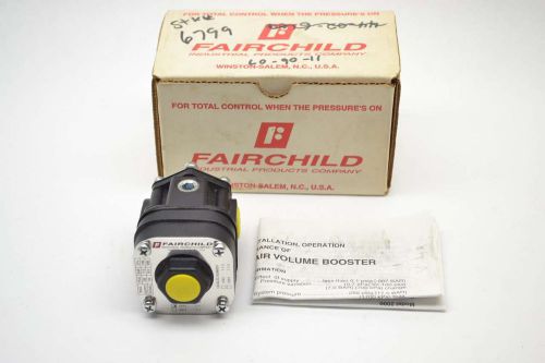 NEW FAIRCHILD 2012 PNEUMATIC VOLUME BOOSTER 250/150PSI 1/4IN NPT B396771