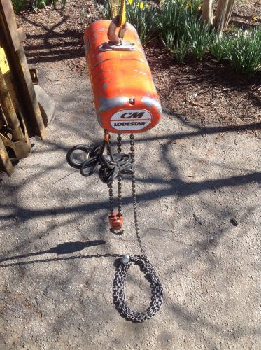 Cm Lodestar 1 Ton Electric Hoist 115 Volt